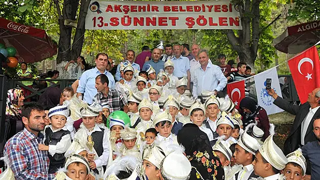 Akşehir Belediyesi 13. Geleneksel Sünnet Şöleni yapıldı