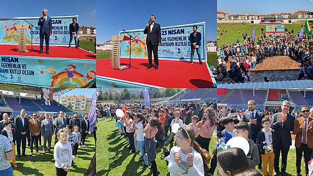 Akşehir Belediyesi çocuklar için bayram şenliği düzenledi
