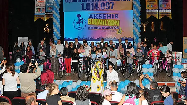 Akşehir'de 1 milyon 14 bin 97 kitap okundu