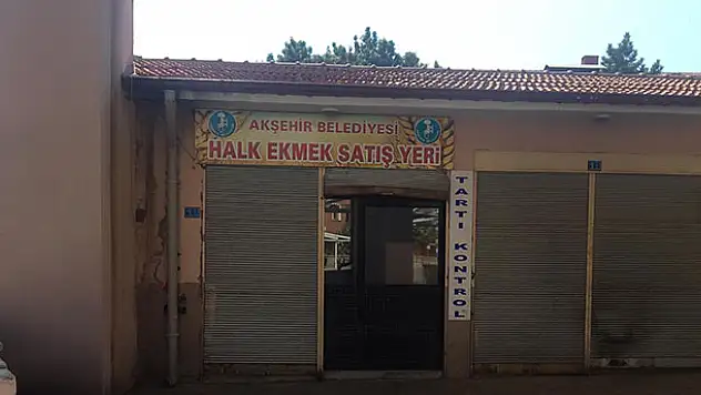 Akşehir'de halk ekmek fabrikası satış büfeleri hizmette
