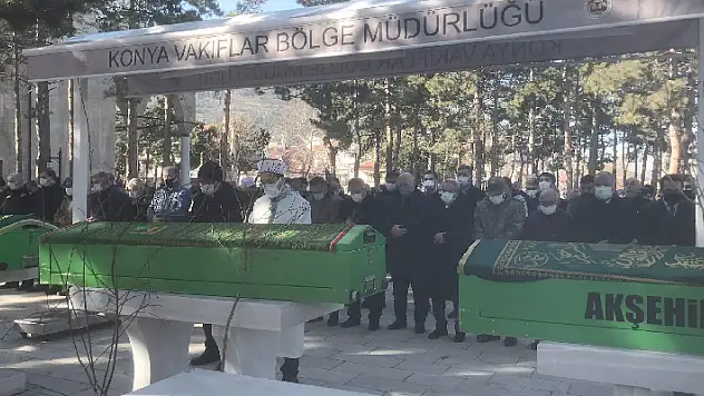 Akşehir'de şehit babası son yolculuğuna uğurlandı
