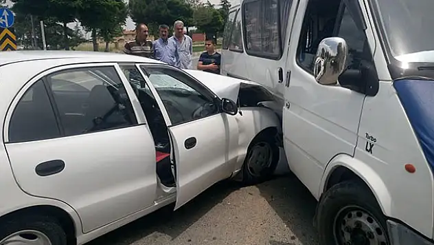 Akşehir'de trafik kazası: 1 yaralı