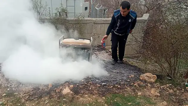 Akşehir'de zabıta ekipleri orman yangınını önledi

