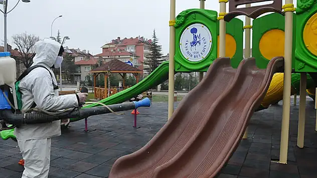 Akşehir dezenfekte ediliyor