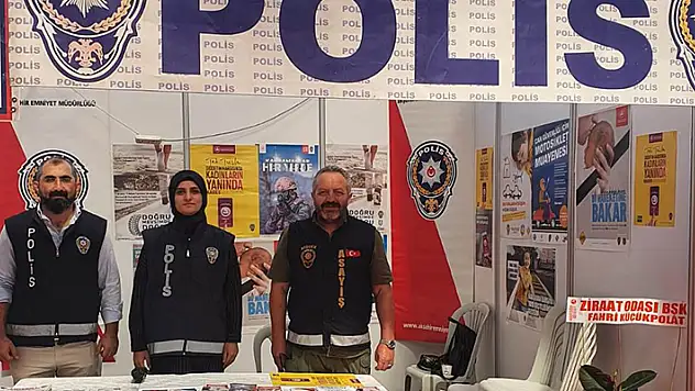 Akşehir İlçe Emniyet Müdürlüğü fuarda stant açtı
