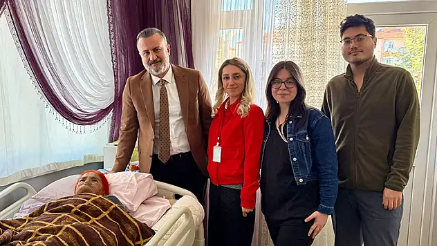 Konya'da evde sağlık hizmetine gönül dokunuşu