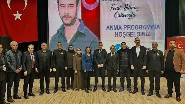 Akşehir'de Fırat Yılmaz Çakıroğlu için anma programı düzenlendi