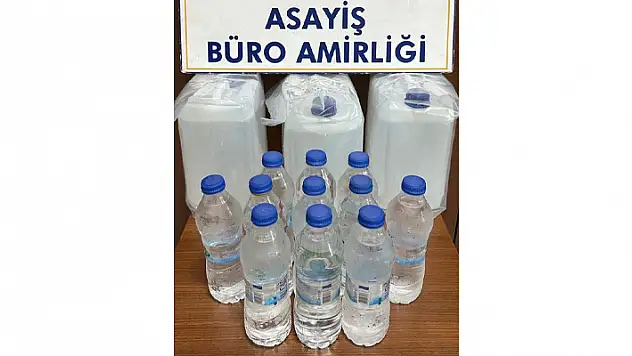 Akşehir'de kaçak içki operasyonu!
