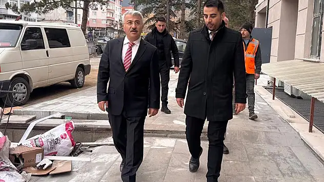 Akşehir'de yeni ilçe sağlık binasında sona doğru