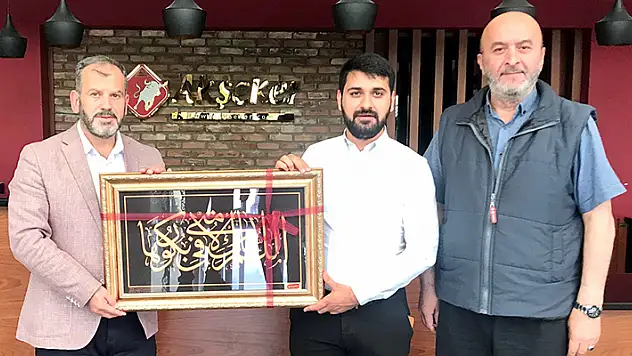 Akşeker Konya Müftüsü Öge'yi misafir etti
