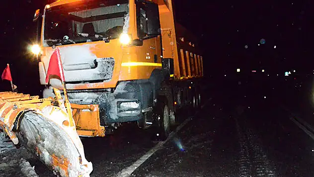 Alacabel'e yılın ilk karı yağdı