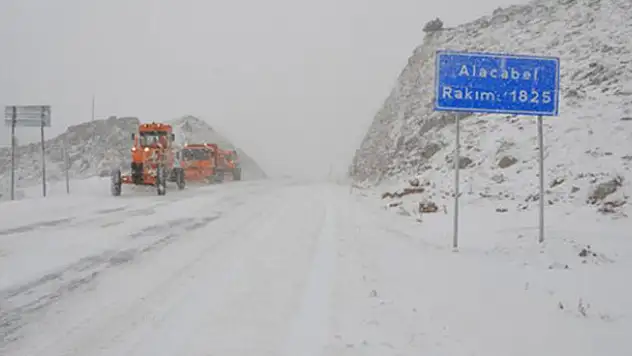 Alacabel için yoğun kar uyarısı!