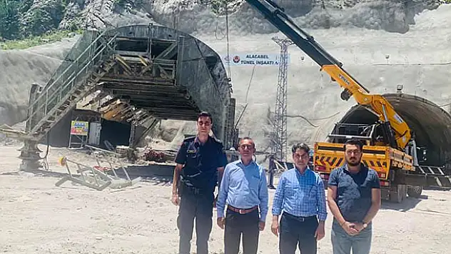 Alacabel Tünelinde çalışmalar devam ediyor