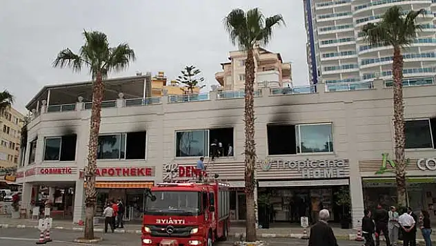 Alanya'da 5 yıldızlı otelde yangın