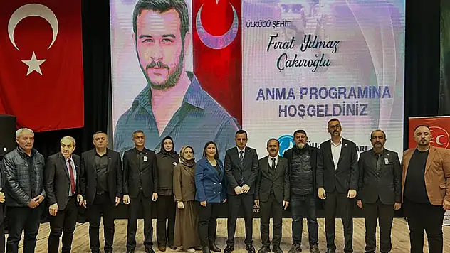 MHP Akşehir Teşkilatı ve Ülkü Ocakları Fırat Yılmaz Çakıroğlu'nu andı