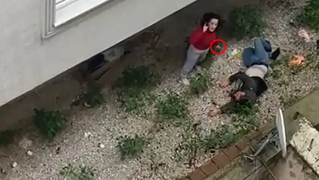 Aldatılan kadın kocasını 2'nci kattan atıp bıçakla rehin aldı

