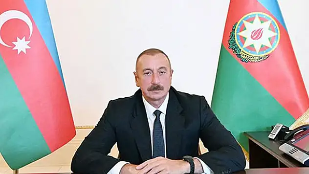 Aliyev duyurdu: Madagiz'de Azerbaycan bayrağı göndere çekildi