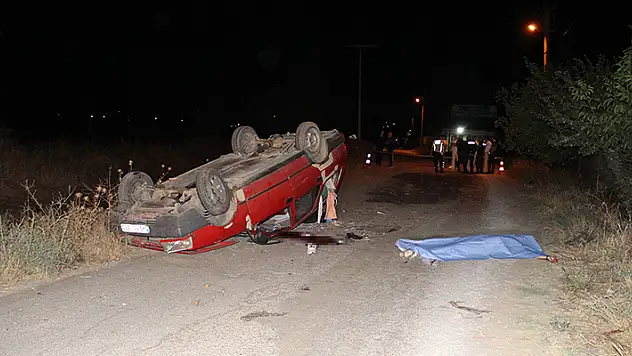 Alkollü sürücünün otomobili takla attı: 1 ölü
