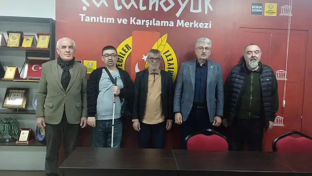 Altınokta körler derneğinden Cemiyet'e ziyaret
