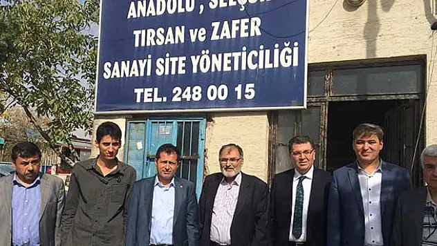 Altunyaldız, Sanayi Sitesini Ziyaret Etti