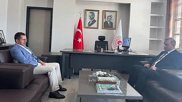 Altunyaldız'dan İl Müdürü Şahin'e ziyaret