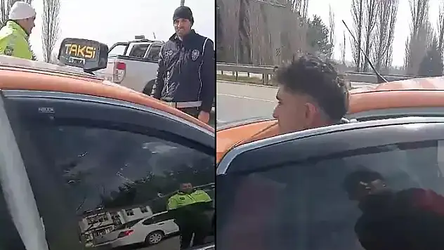 Amasya'da şoke eden olay! Ticari taksi ve otomobilden kaçak göçmenler çıktı
