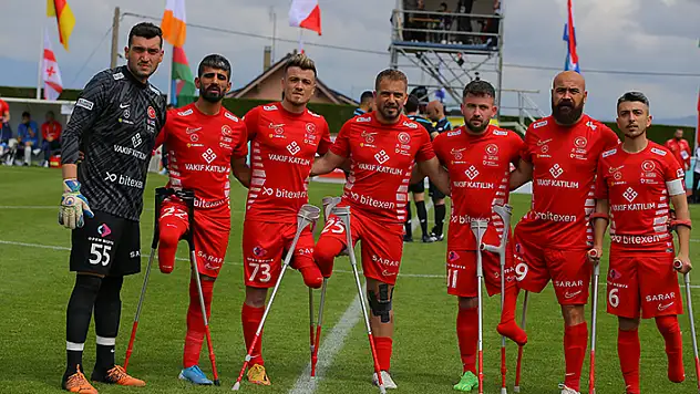 Ampute Milli Takımı'ndan Azerbaycan'a bir düzine gol
