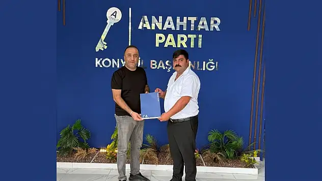 Anahtar Parti Yunak İlçe Başkanlığında Şahin atandı
