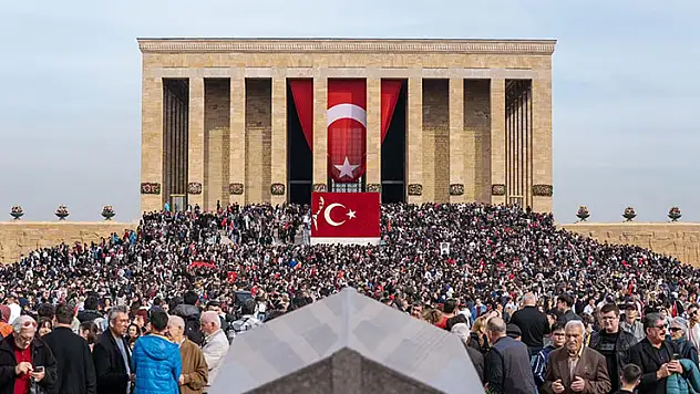 Anıtkabir 10 Kasım'da 1 milyon 219 bin 148 ziyaretçiyi ağırladı