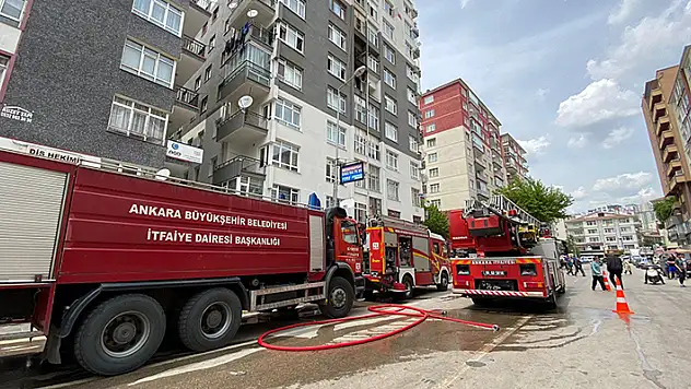 Ankara'da apartmanda yangın 1 kişi öldü, 4 kişi dumandan etkilendi

