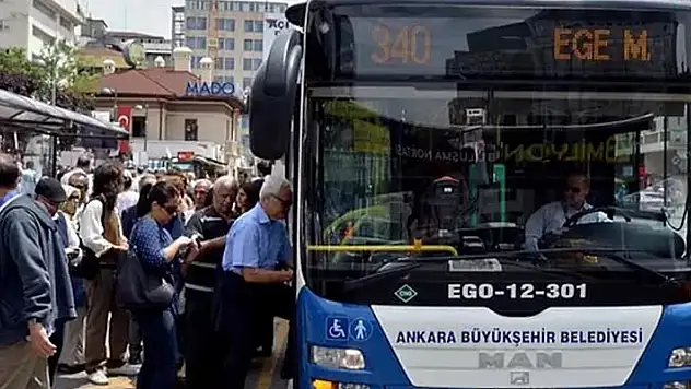 Ankara'da toplu ulaşıma yüzde 40 zam
