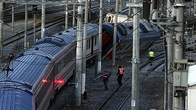 Ankara'da tren kazası! Raydan çıktı
