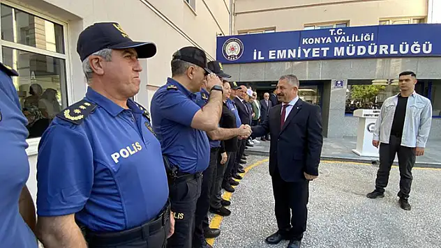 Ankara Emniyet Müdürlüğü görevine atanan Engin Dinç, Konya'ya veda etti
