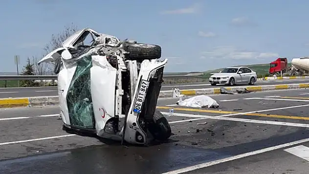 Ankara-Konya yolunda feci kaza: 1 ölü