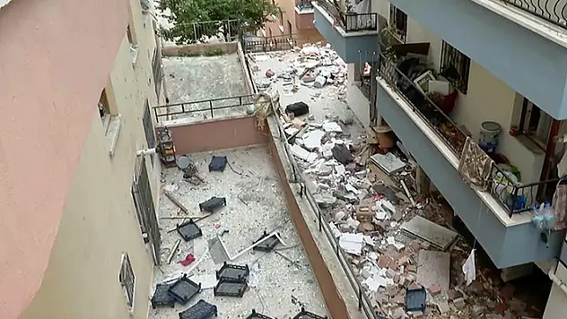 Ankara Mamak'ta binada doğal gaz patlaması sonucu 1 kişi öldü

