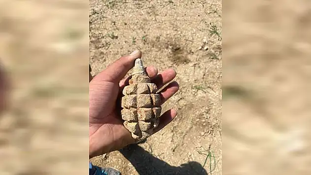 Ankara'da 104 yıllık patlamamış el bombası bulundu