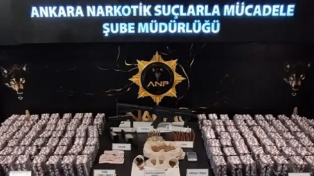 Ankara'da 22 binden fazla sentetik ecza ele geçirildi: 2 şüpheli yakandı
