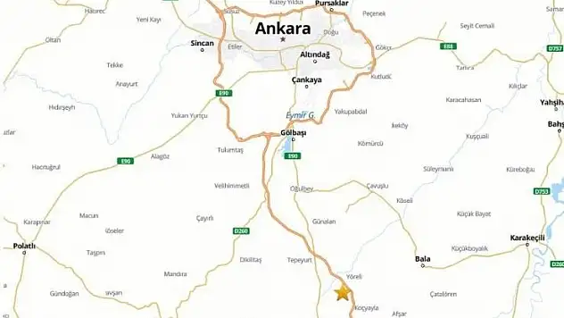 Ankara'daki deprem Konya'da hissedildi