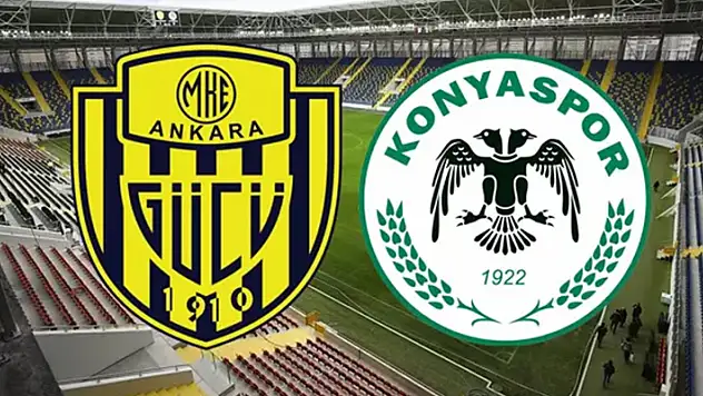 Ankaragücü-Konyaspor maçında ilk yarı berabere bitti 
