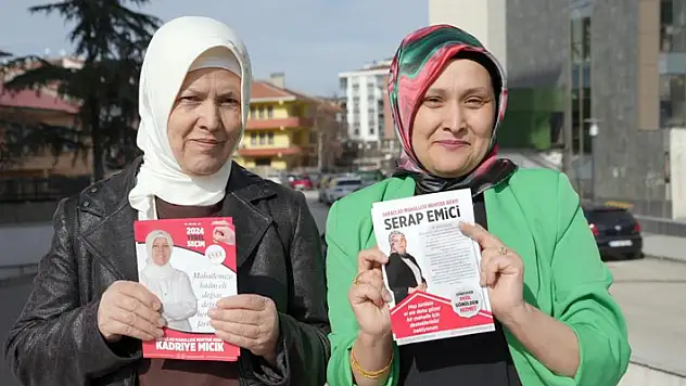 Anne ve kızının muhtarlık yarışı: Birbirine rakip oldular
