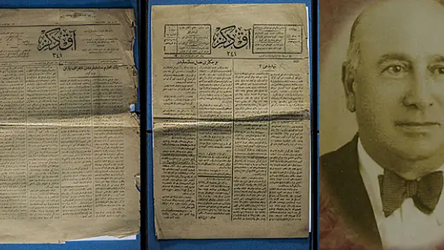 Antalya'da 100 yıl öncesinin gazetesi bulundu