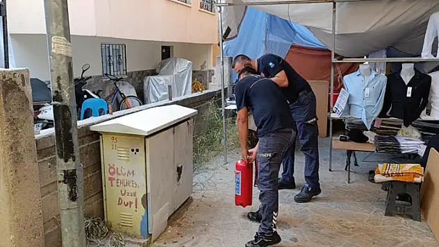 Antalya'da artan klima kullanımı, elektrik hatlarında yangına yol açtı
