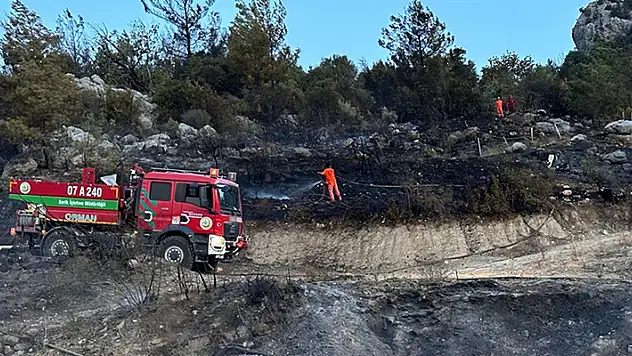 Antalya'da çıkan orman yangını söndürüldü
