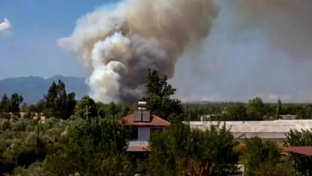 Antalya'da çıkan orman yangınına müdahale ediliyor
