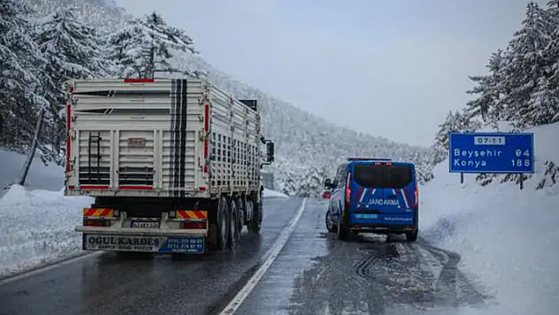 Antalya-Konya kara yolu arasında alternatif güzergah ulaşıma açıldı
