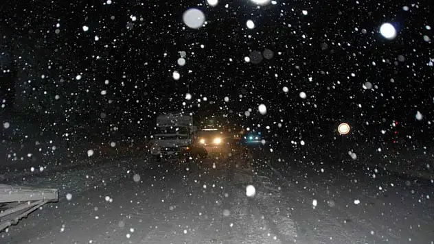 Antalya-Konya yolunda kar alarmı