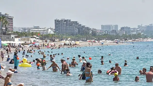 Antalya'ya 45 derece uyarısı