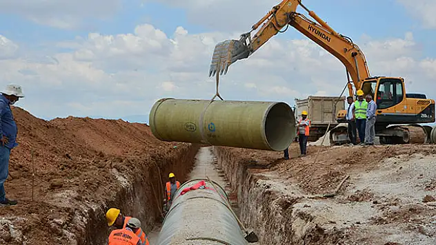 Apa-Hotamış 1,2,3 sulamaları inşaatında ilk kepçe vuruldu