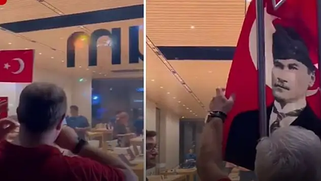 Apple mağazası Türk bayrağı asmadı, vatandaşlar harekete geçti