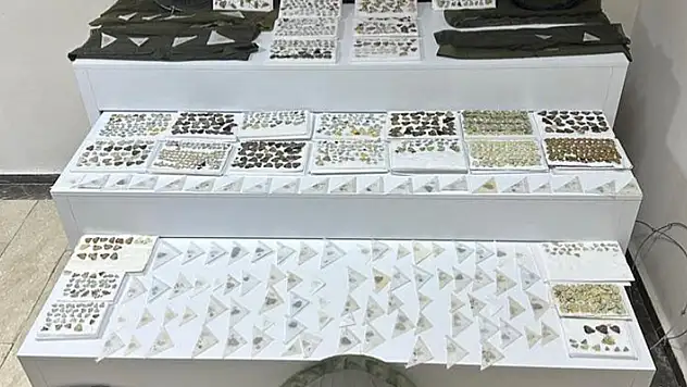 Araçta 1472 kelebek ele geçirildi yabanca uyruklu 1 kişiye gözaltı
